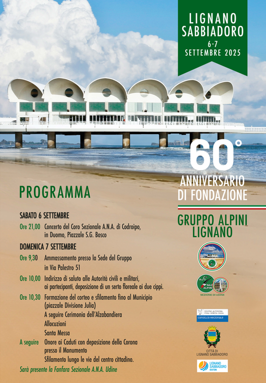 Anniversario alpini Lignano
