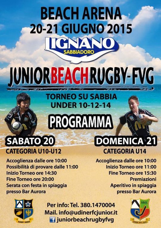 Beach Rugby Junior a Lignano Sabbiadoro