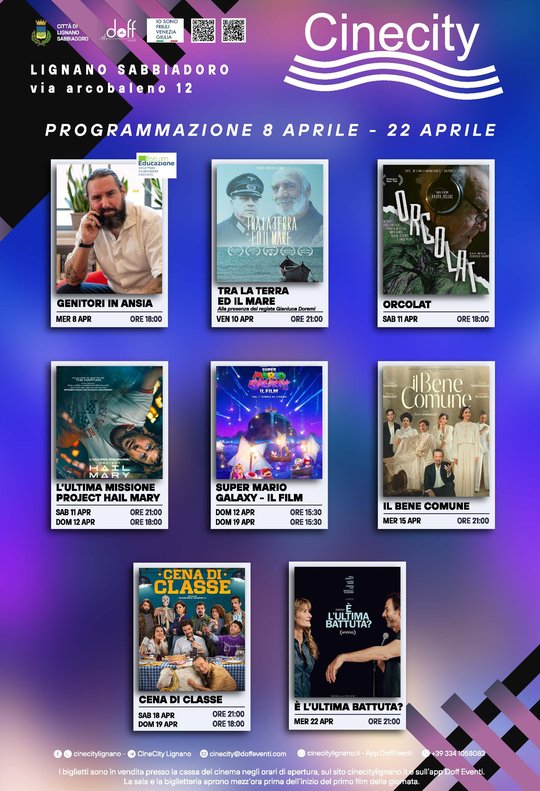 CINECITY - APRILE 2026