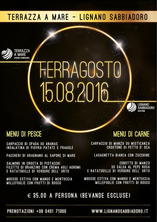 Cena di Ferragosto a Terrazza a Mare