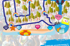 Holi run - il percorso