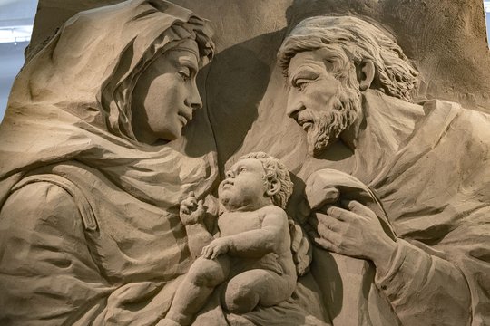 presepe di sabbia lignano