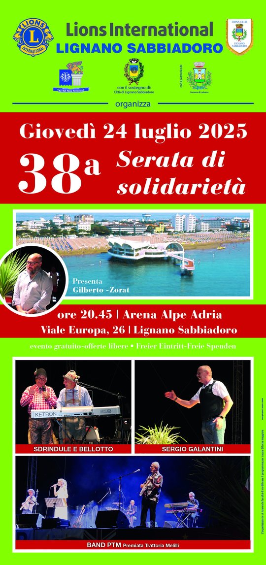 Lions Club - 38^ Serata di solidarietà