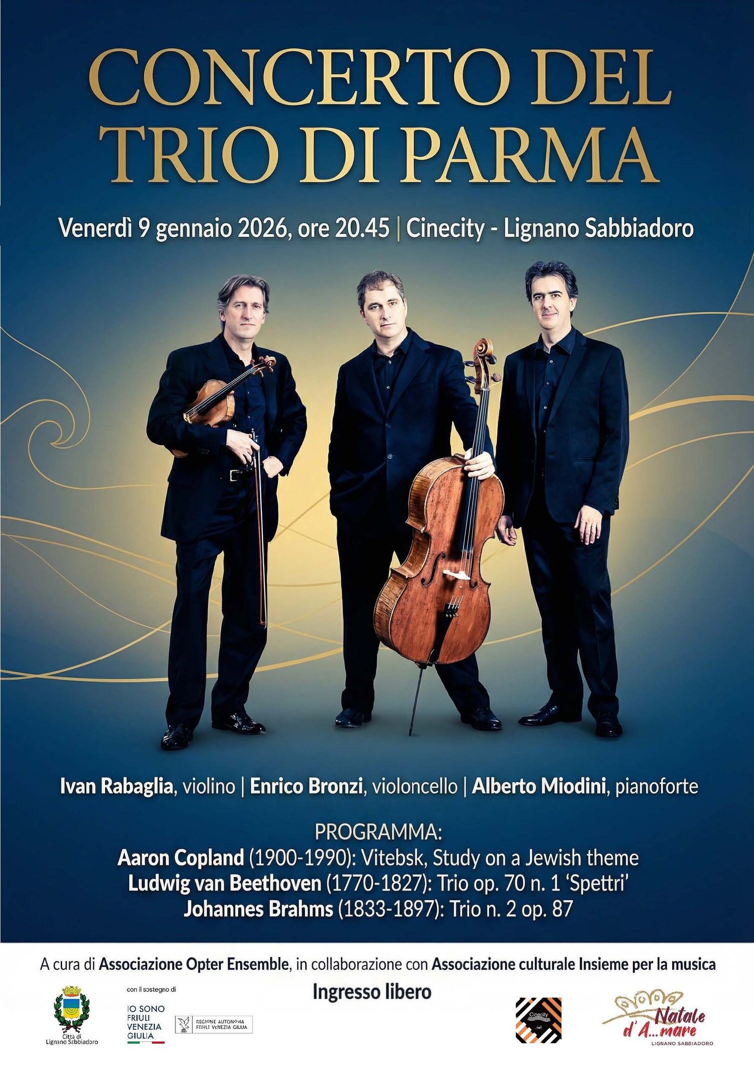Trio di Parma in Concerto a Lignano