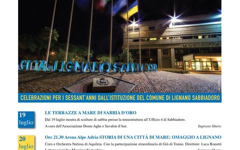 Celebrazioni per il 60° Anniversario della Città di Lignano