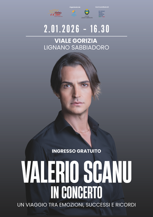 Valerio Scanu in concerto a Lignano Sabbiadoro