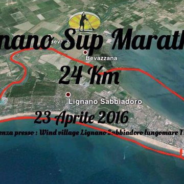 Lignano SUP Marathon percorso