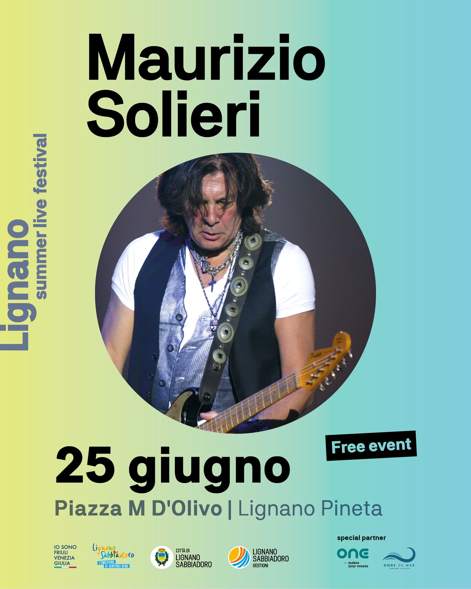 Maurizio Solieri - 25 giugno - Piazza M. D'Olivo