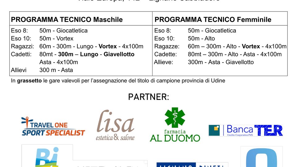 3° Meeting giovanile di atletica leggera3° Meeting giovanile di atletica leggera