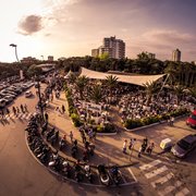 Tenda Bar vista aerea a Lignano