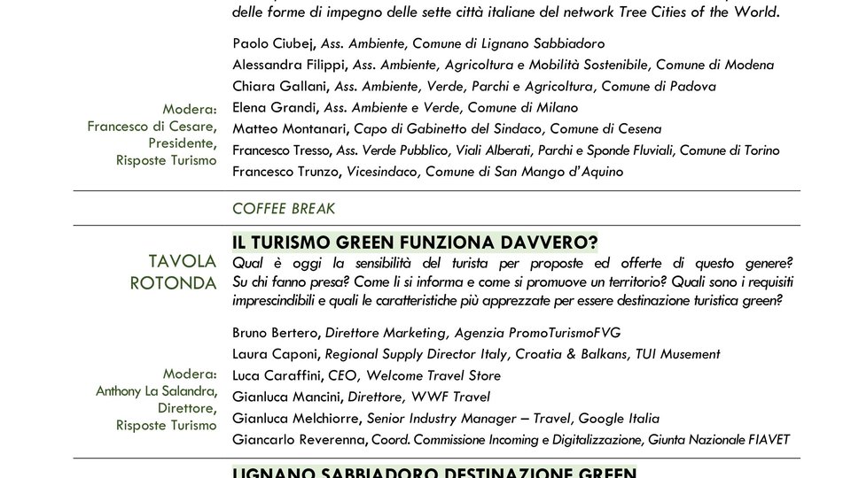 Tree & Green Destinations Forum