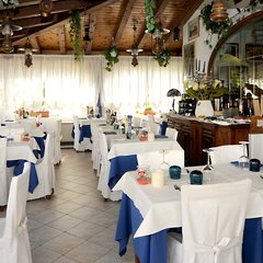 Indoor room of Rosa Restaurant in Lignano