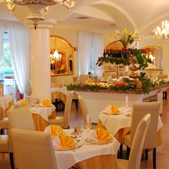 Der Spiesesaal des Hotels Playa in Lignano