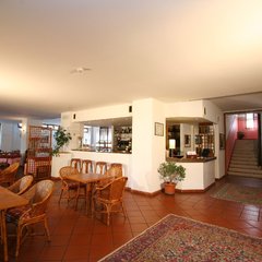 Die Lobby des Hotels Friuli in Lignano