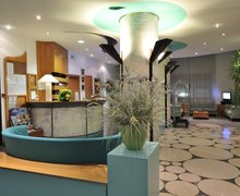 Rezeption des Hotels Medusa Splendid in Lignano