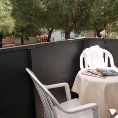 A room terrace at hotel Elvia