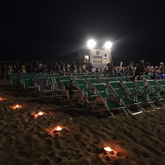 Cinema in spiaggia a Lignano
