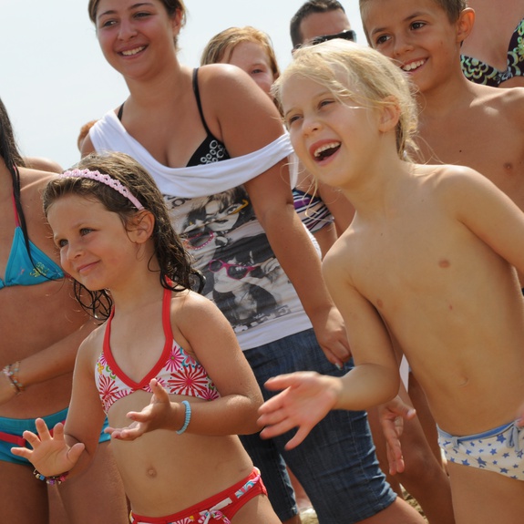Children during Baby Dance in Lignano