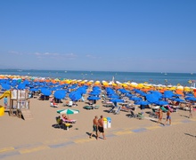 Strand in Lignano Sabbiadoro