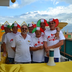 Staff at Gabbiano beach establishment