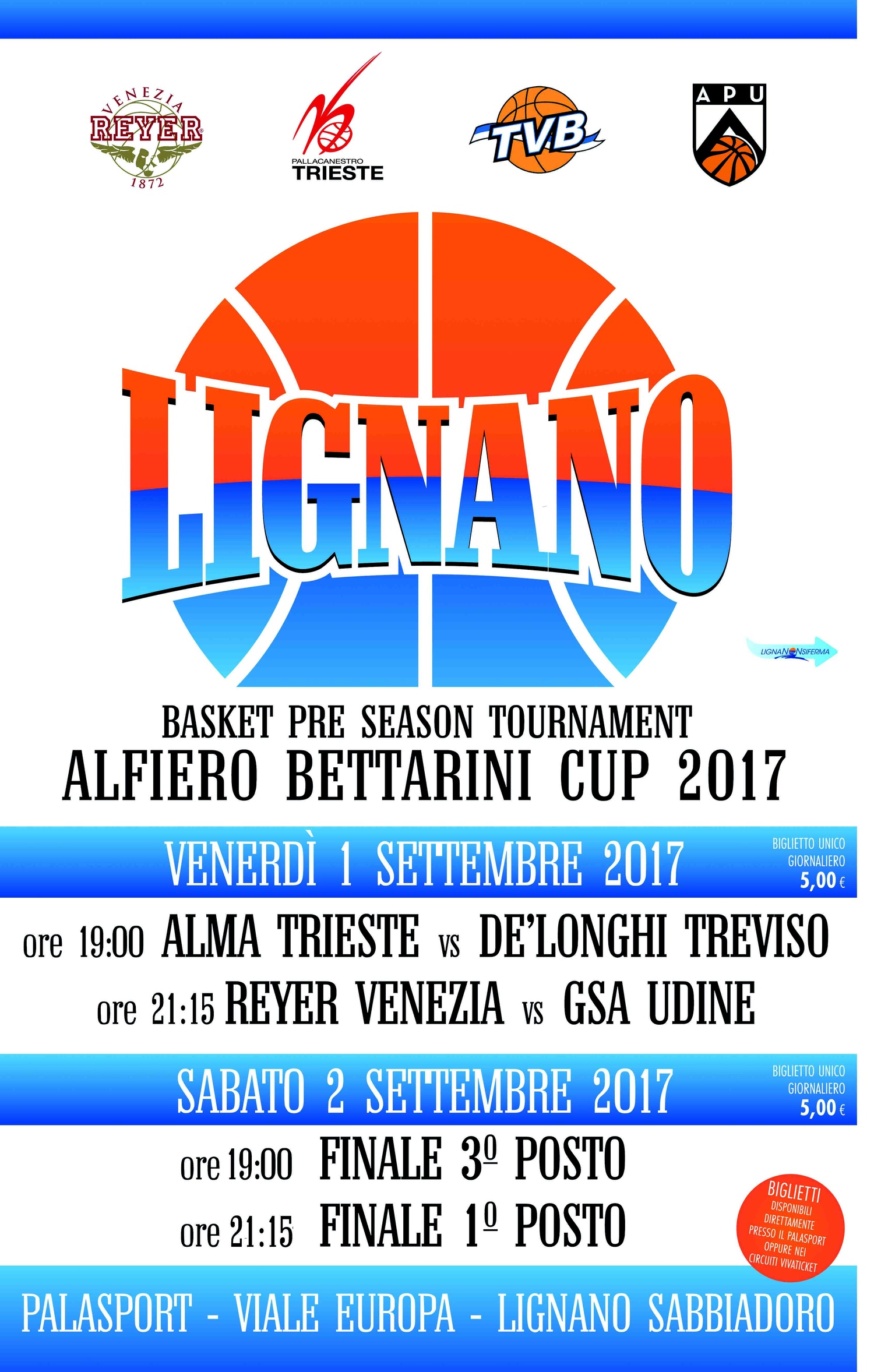 Fotos vonLignano Basket 2017