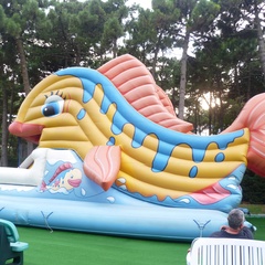 Inflatable game at I Gommosi Play Park