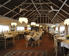 Inside the Al Cason restaurant in Lignano