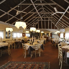 Inside the Al Cason restaurant in Lignano