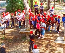 Kinder im Abenteuerpark in Lignano