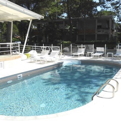 La piscina dell'hotel Meublè Nazionale