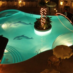 La piscina dell'Hotel Punta dell'Est