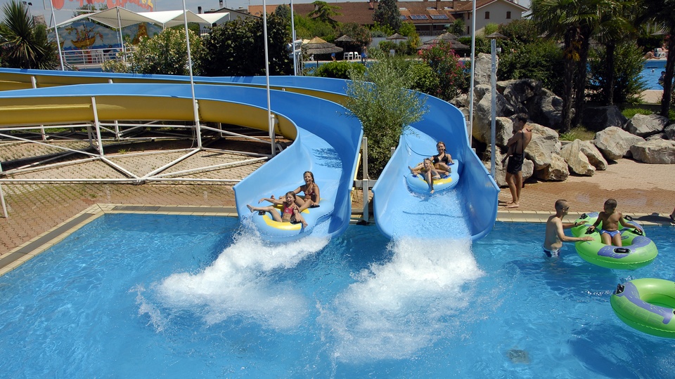 Slides at Aqua Splash in Lignano