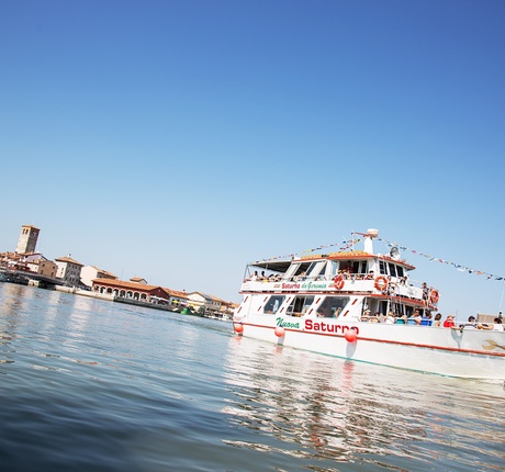 Motorboat on Marano Lagoon