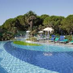 Outdoor pool at Hotel delle Nazioni in Lignano